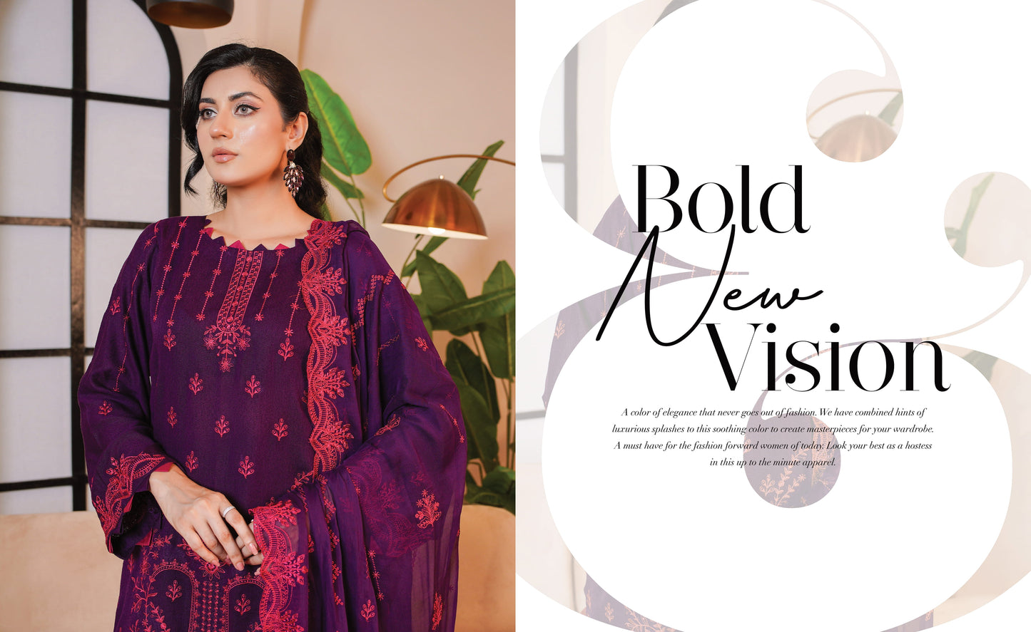 Andaaz Hawa Embroidered Karandi With Embroidered Chiffon Dupatta