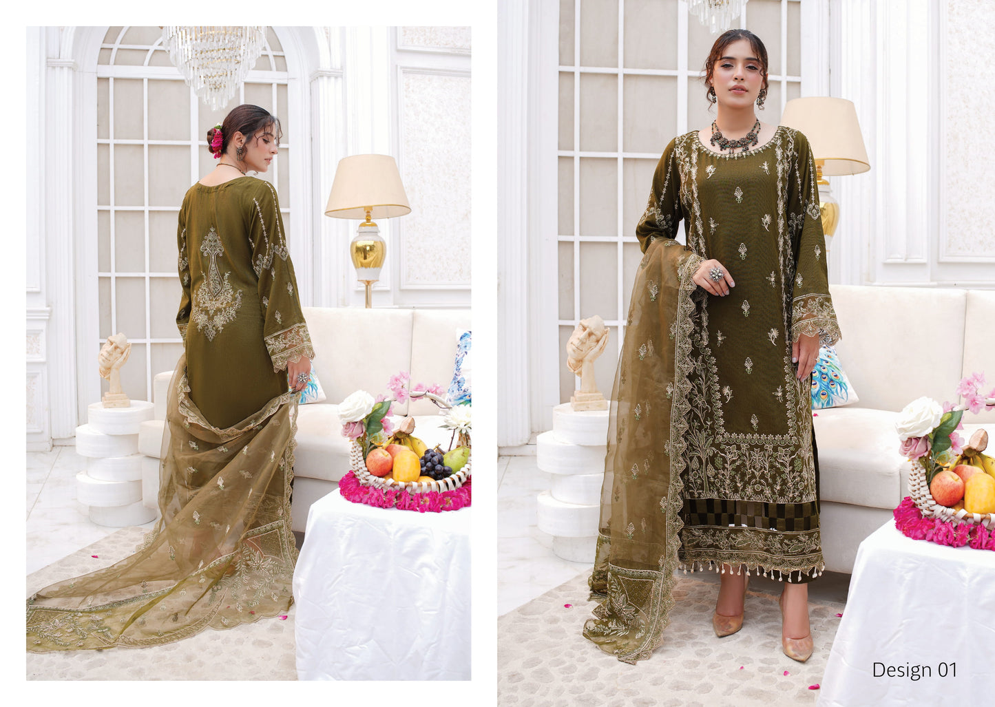 Khobsurat Sham Luxury Embroidered Karandi