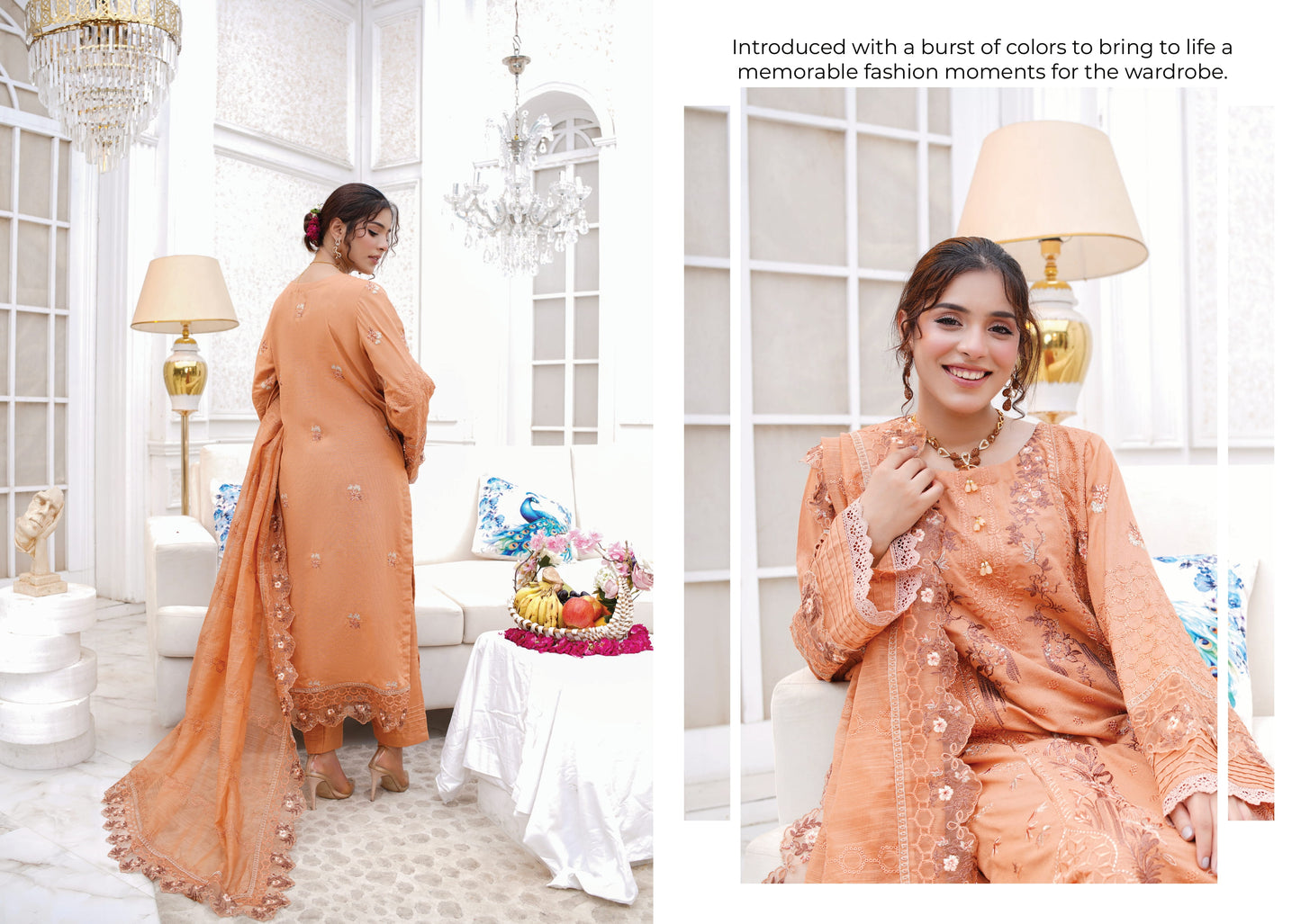 Khobsurat Sham Luxury Embroidered Karandi With Heavy Embroidered Fancy Dupatta