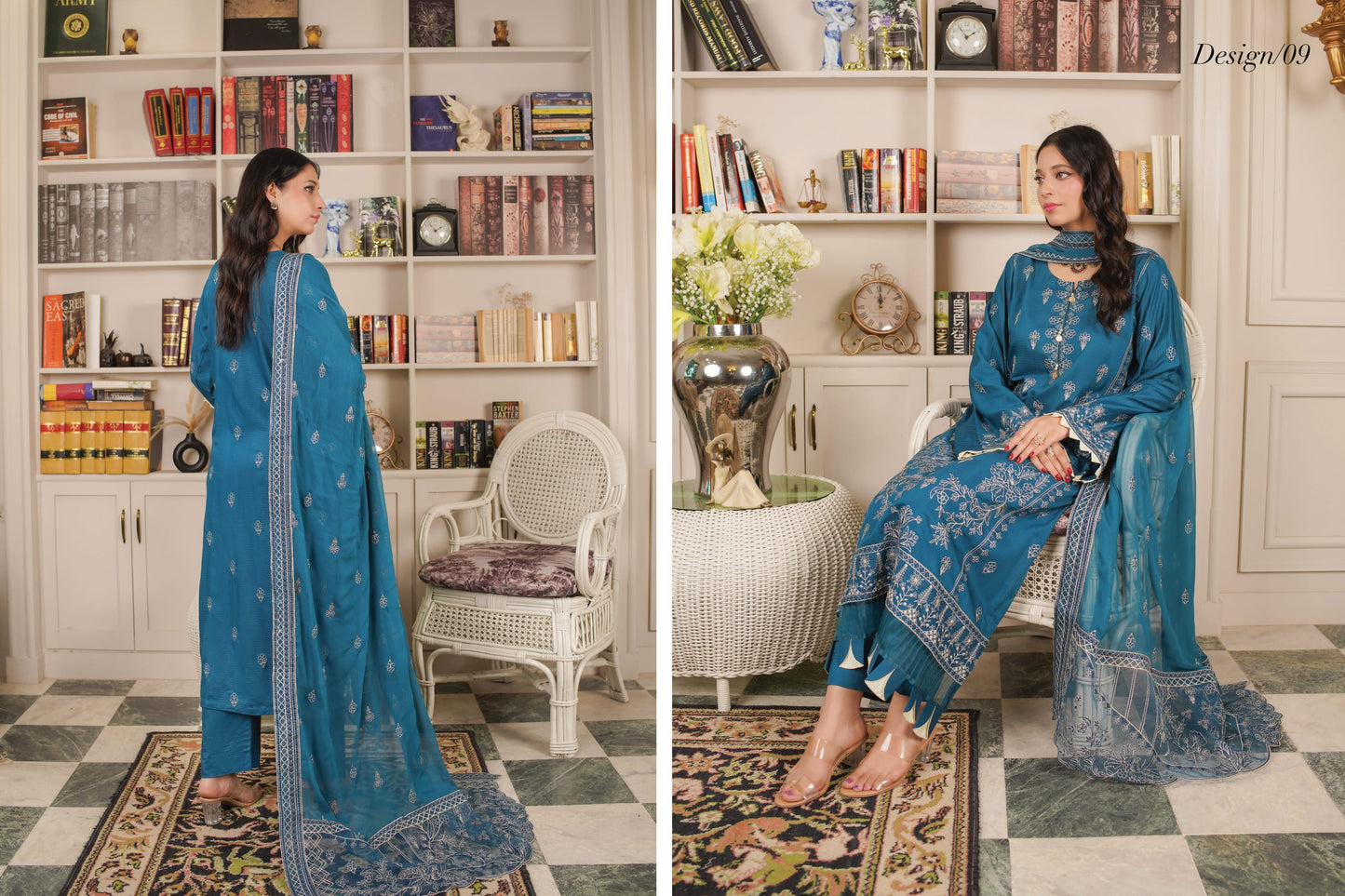 Manizay Talash Viscos Embroidered