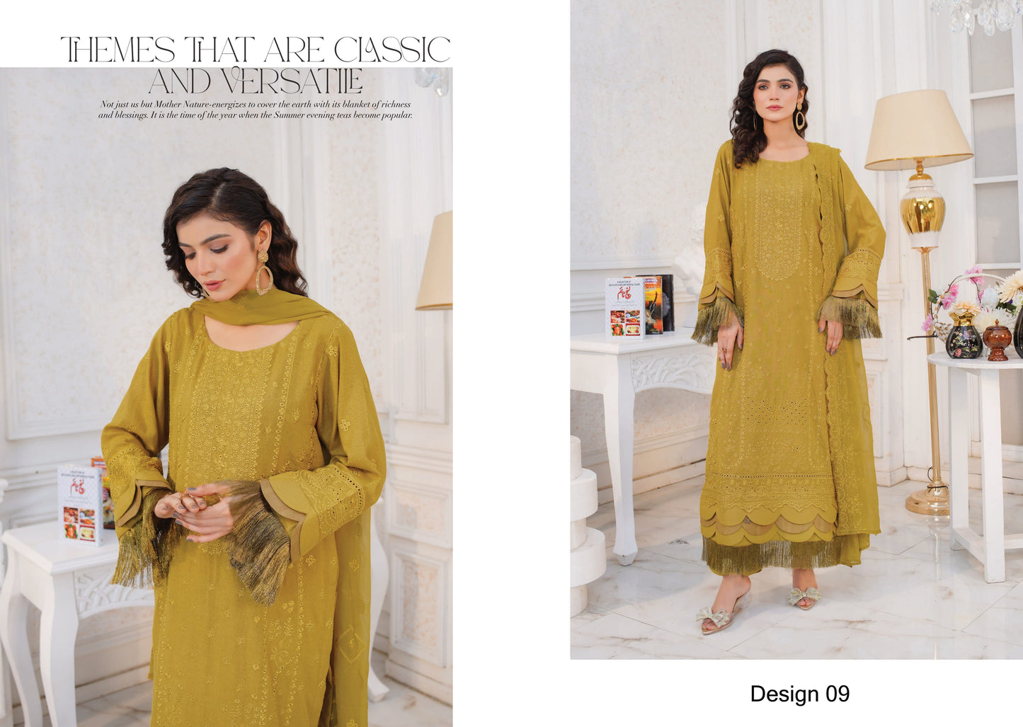 Manzil Embroidered Karandi With Embroidered Chiffon Dupatta