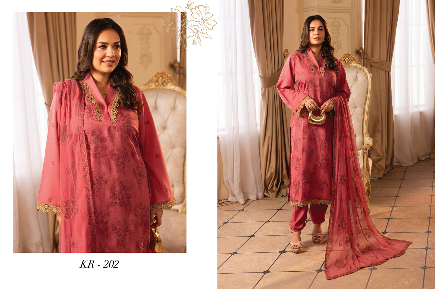 Shahtaj Embroidered Karandi