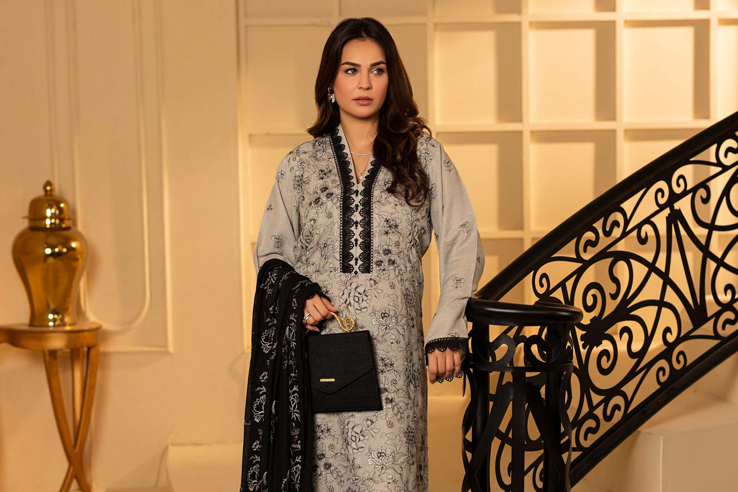 Shahtaj Embroidered Karandi