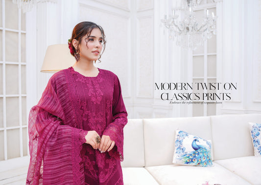 Khobsurat Sham Luxury Embroidered Karandi