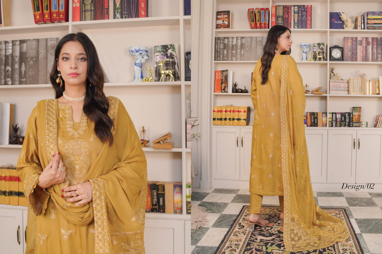 Manizay Talash Viscos Embroidered