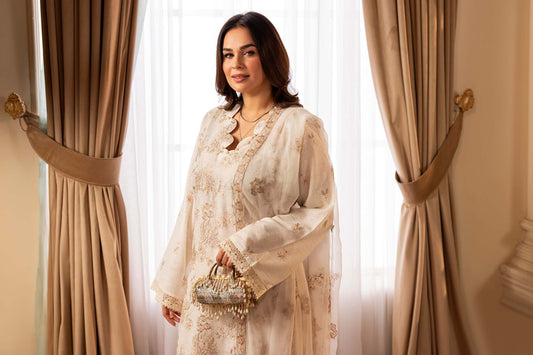 Shahtaj Embroidered Karandi