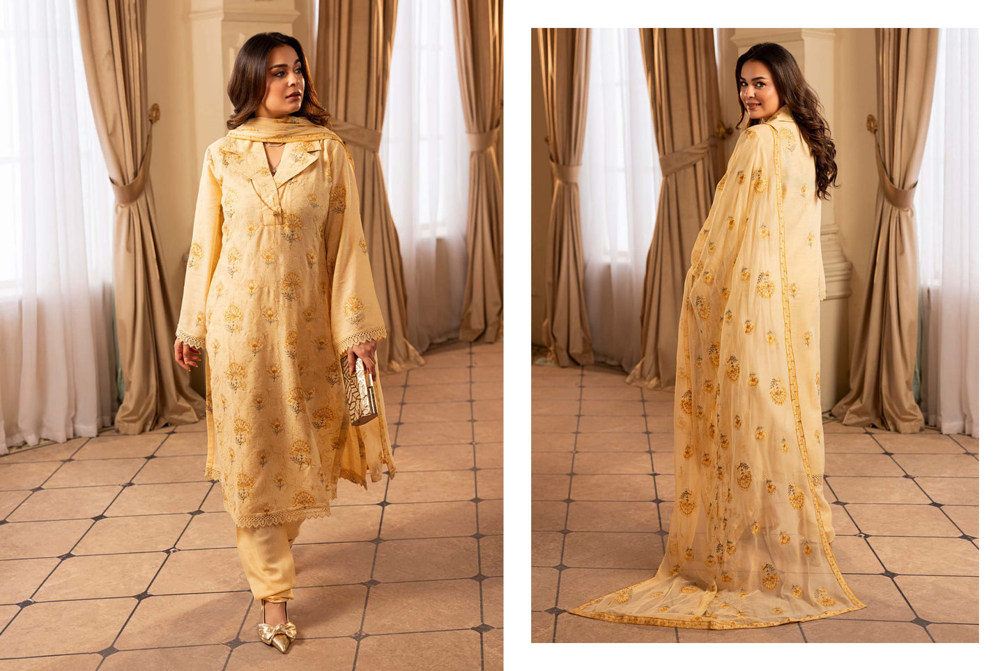 Shahtaj Embroidered Karandi