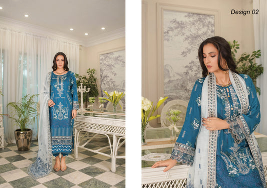 Manizay Sunehra Rang Embroidered Viscos