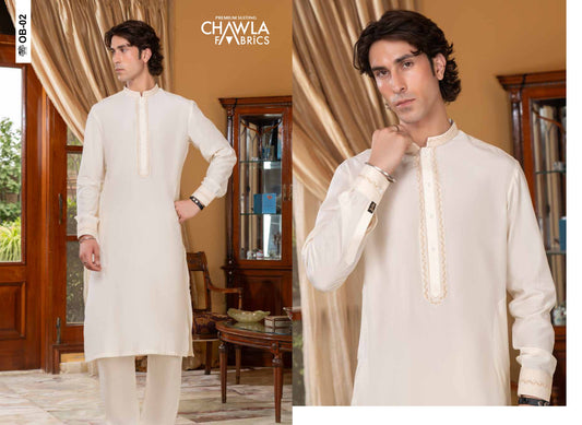 Pure Fine Boski  Embroidered
