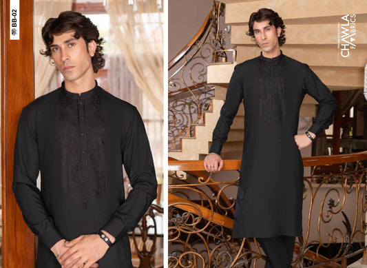 Chawla Blended W & W Embroidered