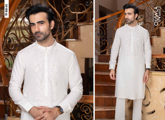 Chawla Blended W & W Embroidered