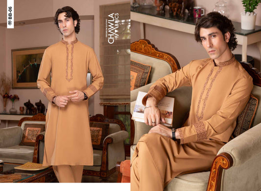 Chawla Blended W & W Embroidered