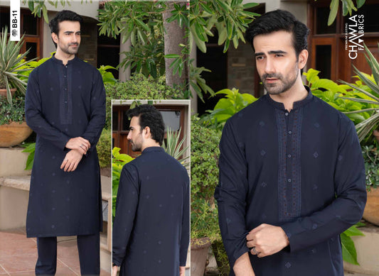 Chawla Blended W & W  Embroidered