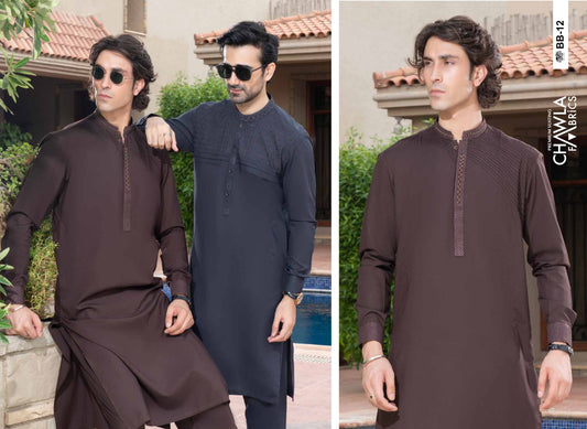 Chawla Blended W & W  Embroidered