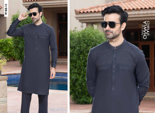 Chawla Blended W & W  Embroidered